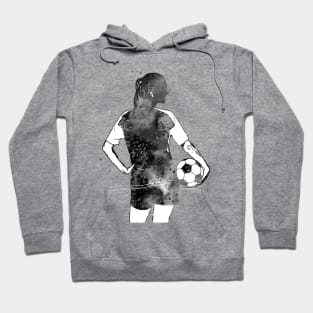 Female Soccer Player Hoodie